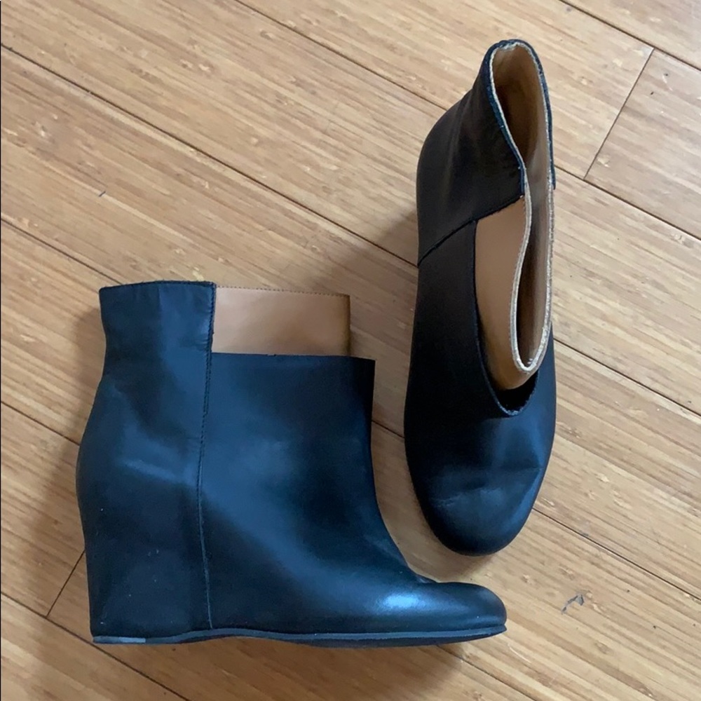 MM6 hidden wedge booties